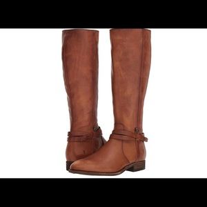 Frye Melissa belted leather boots!